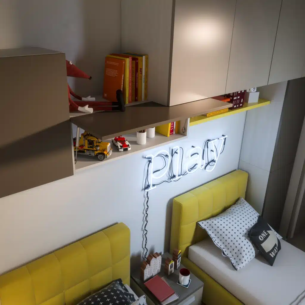Cameretta play dettaglio – progetti di rendering 3D LIGHTHUG