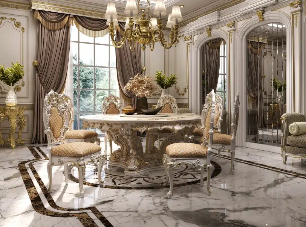 Classico sala pranzo tavolo – progetti di rendering 3D LIGHTHUG